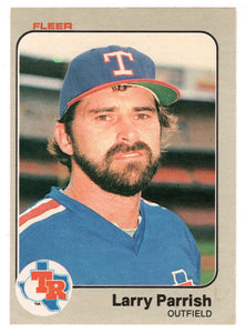 Larry Parrish - Texas Rangers (MLB Baseball Card) 1983 Fleer # 574 Mint