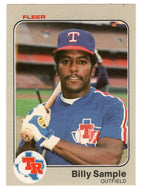 Billy Sample - Texas Rangers (MLB Baseball Card) 1983 Fleer # 577 Mint