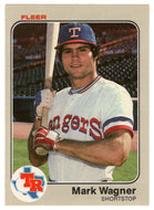 Mark Wagner - Texas Rangers (MLB Baseball Card) 1983 Fleer # 582 Mint