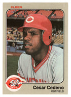 Cesar Cedeno - Cincinnati Reds (MLB Baseball Card) 1983 Fleer # 587 Mint