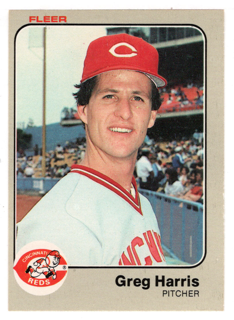 Greg Harris - Cincinnati Reds (MLB Baseball Card) 1983 Fleer # 590 Mint