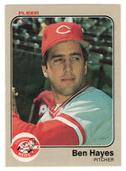 Ben Hayes RC - Cincinnati Reds (MLB Baseball Card) 1983 Fleer # 591 Mint