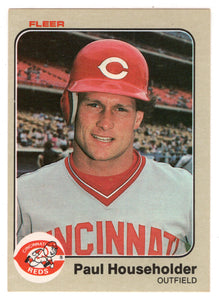 Paul Householder - Cincinnati Reds (MLB Baseball Card) 1983 Fleer # 592 Mint