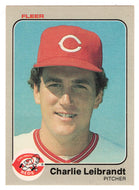Charlie Leibrandt - Cincinnati Reds (MLB Baseball Card) 1983 Fleer # 596 Mint