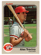Alex Trevino - Cincinnati Reds (MLB Baseball Card) 1983 Fleer # 604 Mint