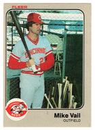 Mike Vail - Cincinnati Reds (MLB Baseball Card) 1983 Fleer # 605 Mint