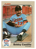 Bobby Castillo - Minnesota Twins (MLB Baseball Card) 1983 Fleer # 608 Mint