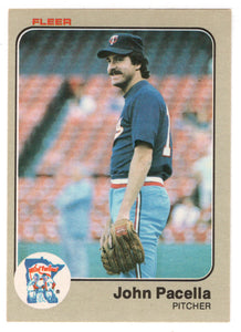 John Pacella - Minnesota Twins (MLB Baseball Card) 1983 Fleer # 622 Mint