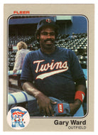 Gary Ward - Minnesota Twins (MLB Baseball Card) 1983 Fleer # 627 Mint