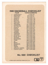 Load image into Gallery viewer, Checklists - Super Special Star (MLB Baseball Card) 1983 Fleer # 660 Mint
