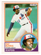 Ray Burris - Montreal Expos (MLB Baseball Card) 1983 O-Pee-Chee # 12 Mint