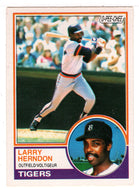 Larry Herndon - Detroit Tigers (MLB Baseball Card) 1983 O-Pee-Chee # 13 Mint