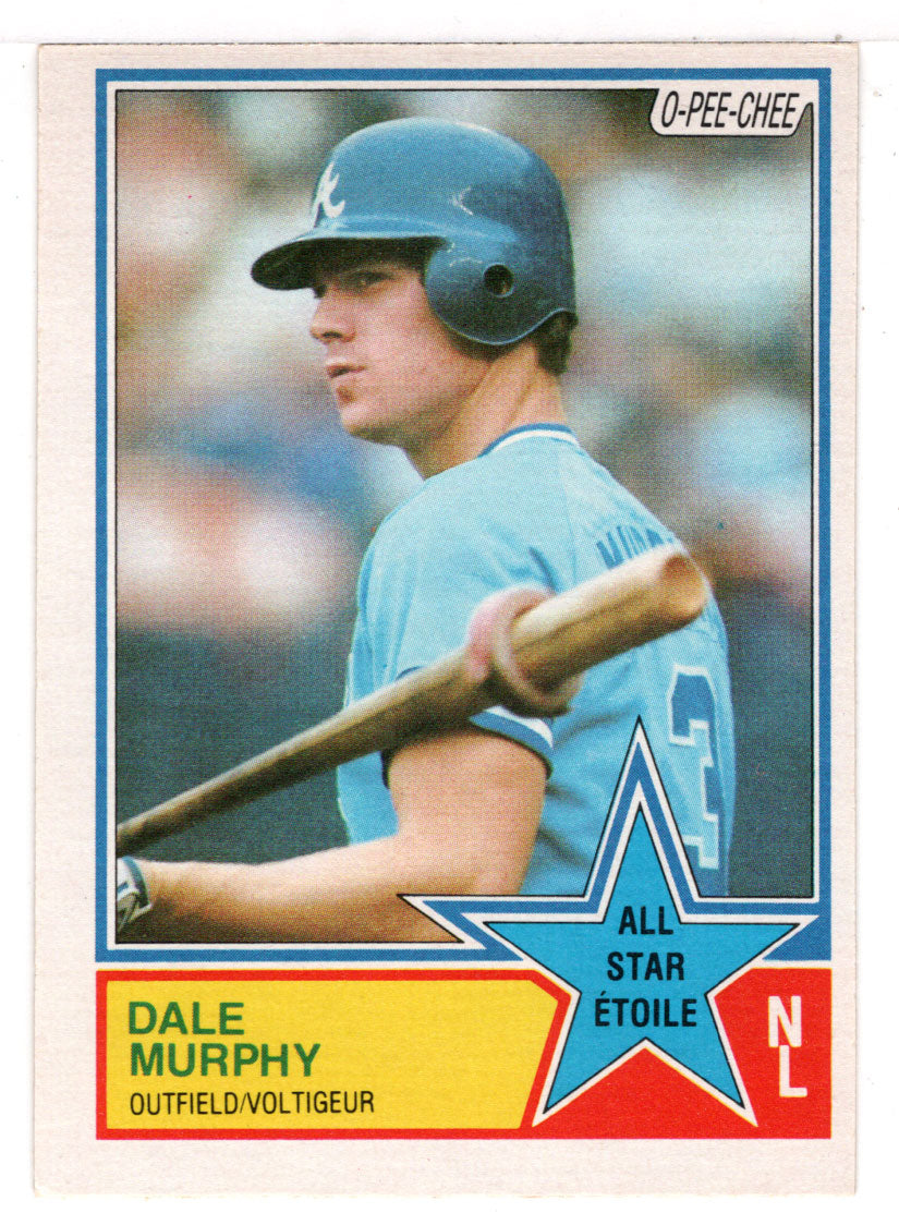 Dale Murphy - Atlanta Braves - All-Star (MLB Baseball Card) 1983 O-Pee-Chee # 21 Mint