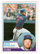 Keith Moreland - Chicago Cubs (MLB Baseball Card) 1983 O-Pee-Chee # 58 Mint
