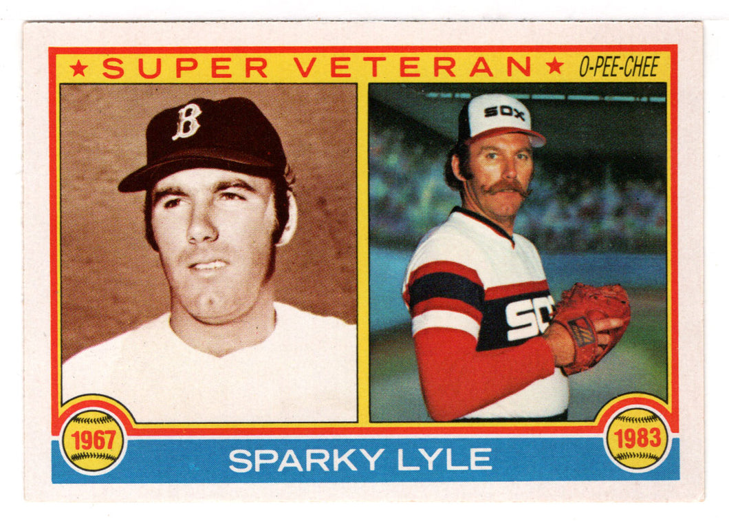 Sparky Lyle - Boston Red Sox - Chicago White Sox - Super Vet (MLB Baseball Card) 1983 O-Pee-Chee # 92 Mint