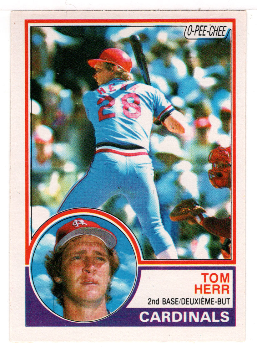 Tom Herr - St. Louis Cardinals (MLB Baseball Card) 1983 O-Pee-Chee # 97 Mint