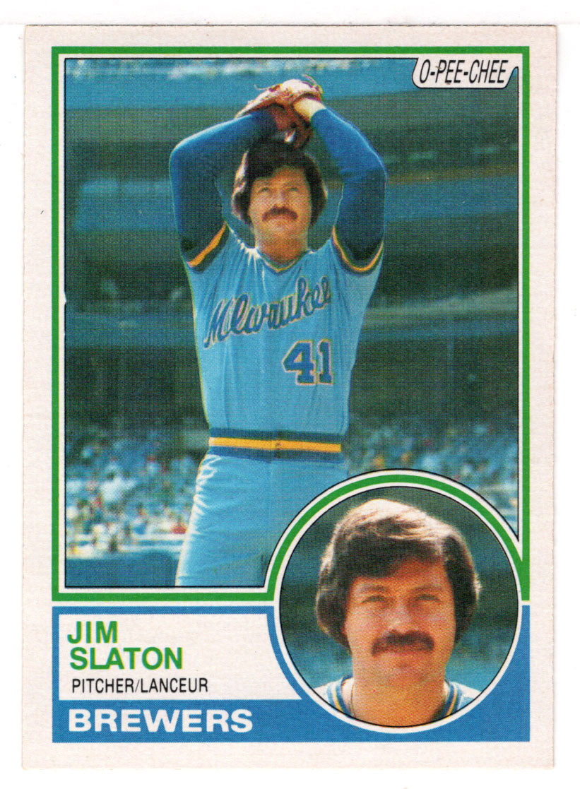 Jim Slaton - Milwaukee Brewers (MLB Baseball Card) 1983 O-Pee-Chee # 114 Mint