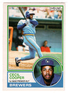 Cecil Cooper - Milwaukee Brewers (MLB Baseball Card) 1983 O-Pee-Chee # 190 Mint