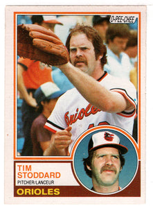 Tim Stoddard - Baltimore Orioles (MLB Baseball Card) 1983 O-Pee-Chee # 217 Mint
