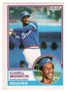 Claudell Washington - Atlanta Braves (MLB Baseball Card) 1983 O-Pee-Chee # 235 Mint
