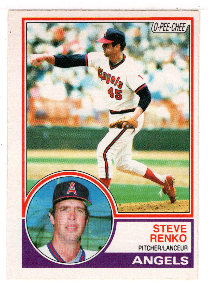 Steve Renko - California Angels (MLB Baseball Card) 1983 O-Pee-Chee # 236 Mint