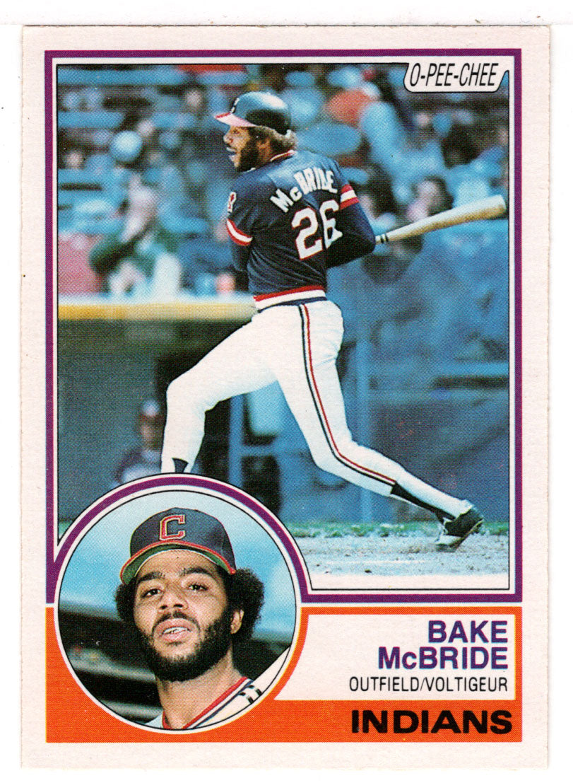 Bake McBride - Cleveland Indians (MLB Baseball Card) 1983 O-Pee-Chee # 248 Mint