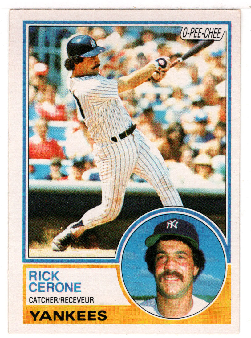 Rick Cerone - New York Yankees (MLB Baseball Card) 1983 O-Pee-Chee # 254 Mint
