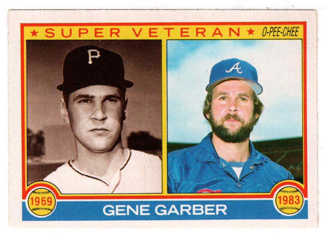 Gene Garber - Pittsburgh Pirates - Atlanta Braves - Super Vet (MLB Baseball Card) 1983 O-Pee-Chee # 256 Mint