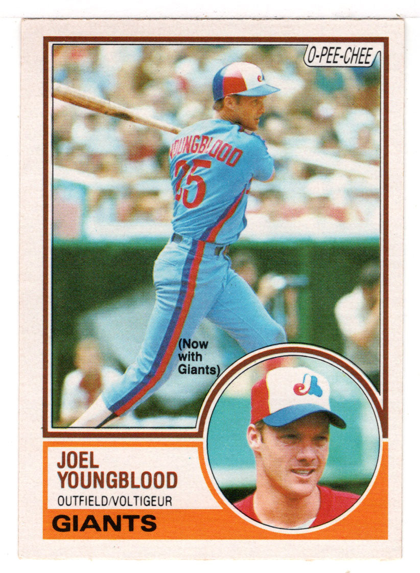 Joel Youngblood - San Francisco Giants (MLB Baseball Card) 1983 O-Pee-Chee # 265 Mint