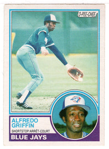Alfredo Griffin - Toronto Blue Jays (MLB Baseball Card) 1983 O-Pee-Chee # 294 Mint