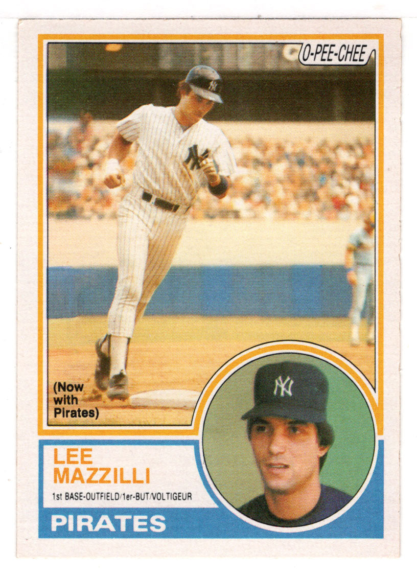 Lee Mazzilli - Pittsburgh Pirates (MLB Baseball Card) 1983 O-Pee-Chee # 306 Mint
