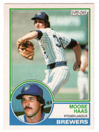 Moose Haas - Milwaukee Brewers (MLB Baseball Card) 1983 O-Pee-Chee # 317 Mint