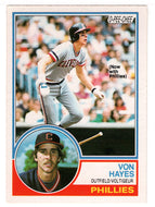 Von Hayes - Philadelphia Phillies (MLB Baseball Card) 1983 O-Pee-Chee # 325 Mint