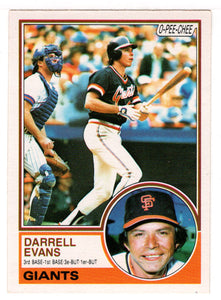 Darrell Evans - San Francisco Giants (MLB Baseball Card) 1983 O-Pee-Chee # 329 Mint