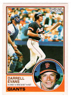 Darrell Evans - San Francisco Giants (MLB Baseball Card) 1983 O-Pee-Chee # 329 Mint