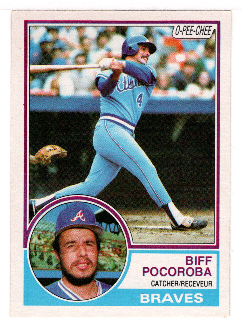Biff Pocoroba - Atlanta Braves (MLB Baseball Card) 1983 O-Pee-Chee # 367 Mint