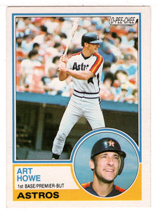 Art Howe - Houston Astros (MLB Baseball Card) 1983 O-Pee-Chee # 372 Mint