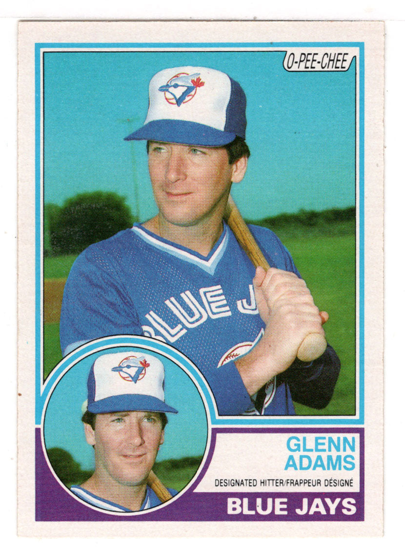 Glenn Adams - Toronto Blue Jays (MLB Baseball Card) 1983 O-Pee-Chee # 374 Mint