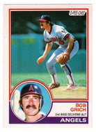 Bob Grich - California Angels (MLB Baseball Card) 1983 O-Pee-Chee # 381 Mint
