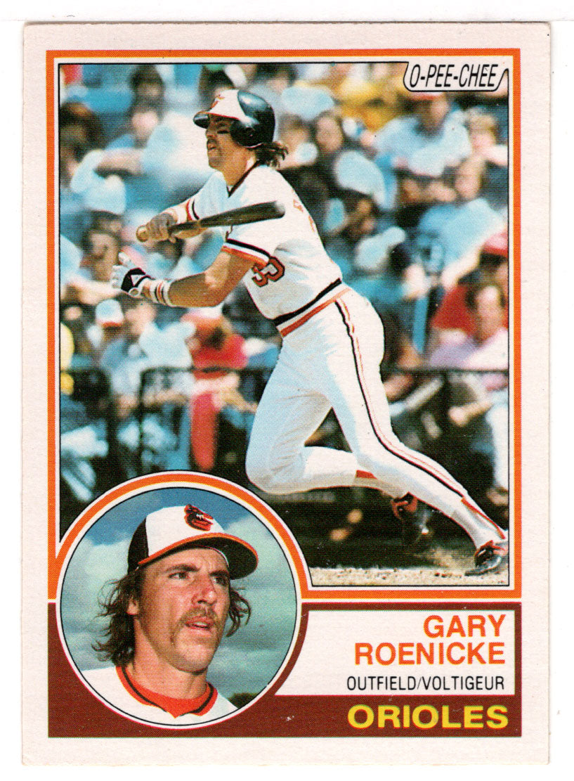 Gary Roenicke - Baltimore Orioles (MLB Baseball Card) 1983 O-Pee-Chee # 382 Mint