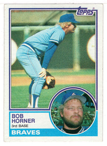 Bob Horner - Atlanta Braves (MLB Baseball Card) 1983 Topps # 50 Mint