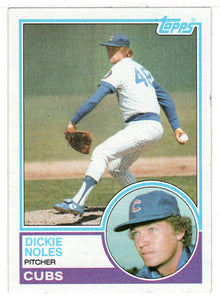 Dickie Noles - Chicago Cubs (MLB Baseball Card) 1983 Topps # 99 Mint