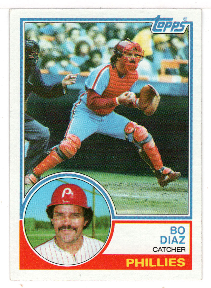 Bo Diaz - Philadelphia Phillies (MLB Baseball Card) 1983 Topps