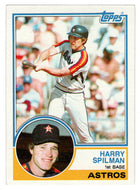 Harry Spilman - Houston Astros (MLB Baseball Card) 1983 Topps # 193 Mint