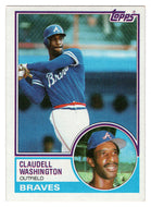 Claudell Washington - Atlanta Braves (MLB Baseball Card) 1983 Topps # 235 Mint