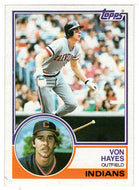 Von Hayes - Cleveland Indians (MLB Baseball Card) 1983 Topps # 325 Mint
