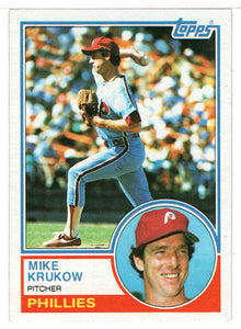 Mike Krukow - Philadelphia Phillies (MLB Baseball Card) 1983 Topps # 331 Mint