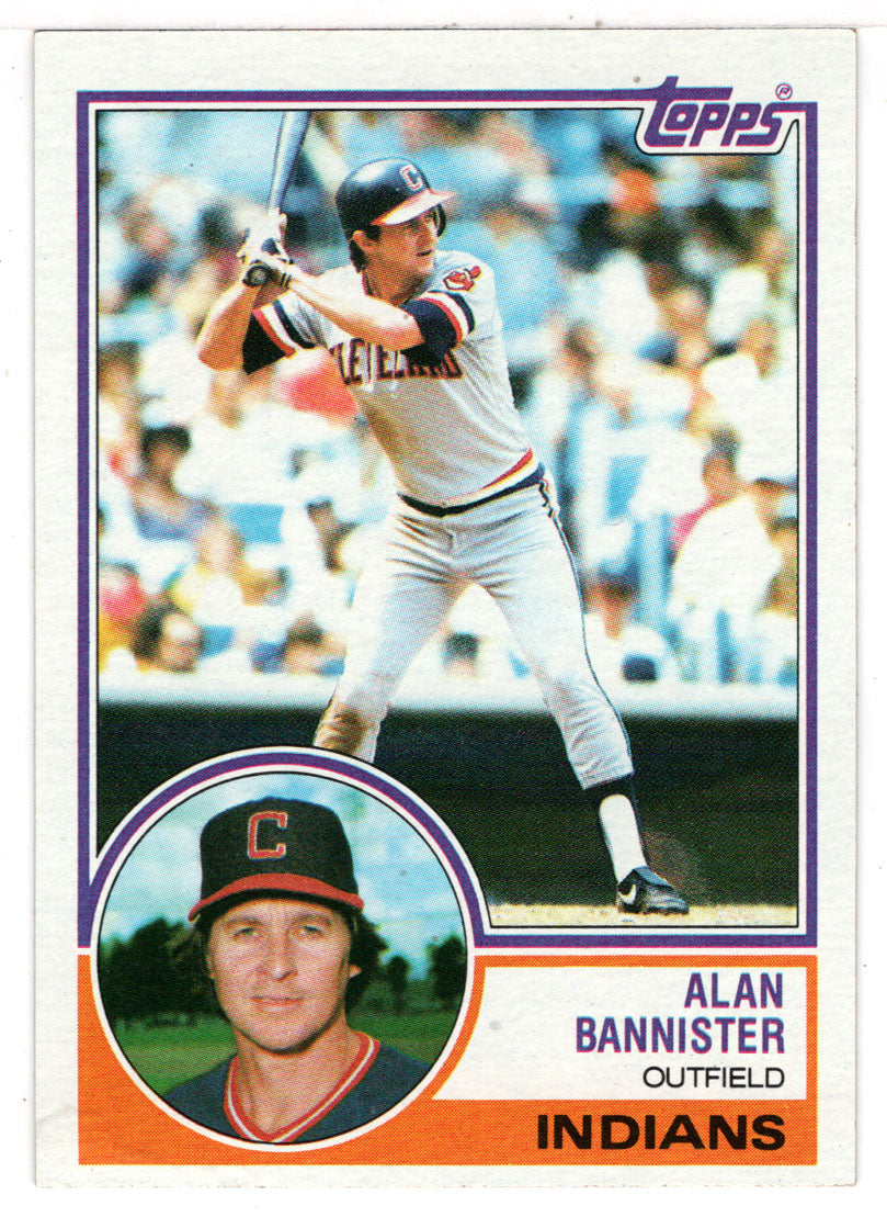 Alan Bannister - Cleveland Indians (MLB Baseball Card) 1983 Topps # 348 Mint