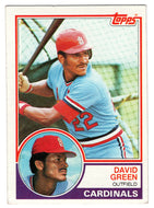 David Green RC - St. Louis Cardinals (MLB Baseball Card) 1983 Topps # 578 Mint