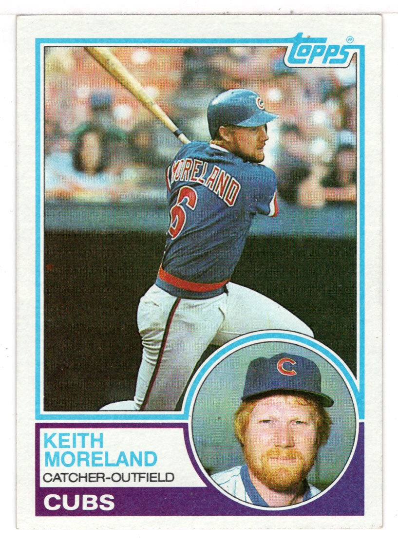 Keith Moreland - Chicago Cubs (MLB Baseball Card) 1983 Topps # 619 Mint